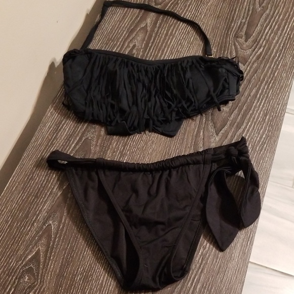 Victoria's Secret Other - Black Fringe Bikini Victoria's Secret Other - Black Fringe Bikini